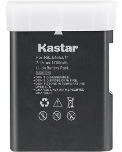 Kastar Camera Battery for Nikon EN-EL14 EN-EL14a and Nikon D3100 D3200 D3300 D3400 D5100 D5300 D5500 D5600 DSLR, Nikon Coolpix P7000 Coolpix P7100 Coolpix P7700 Coolpix P7800 Df DSLR Cameras
